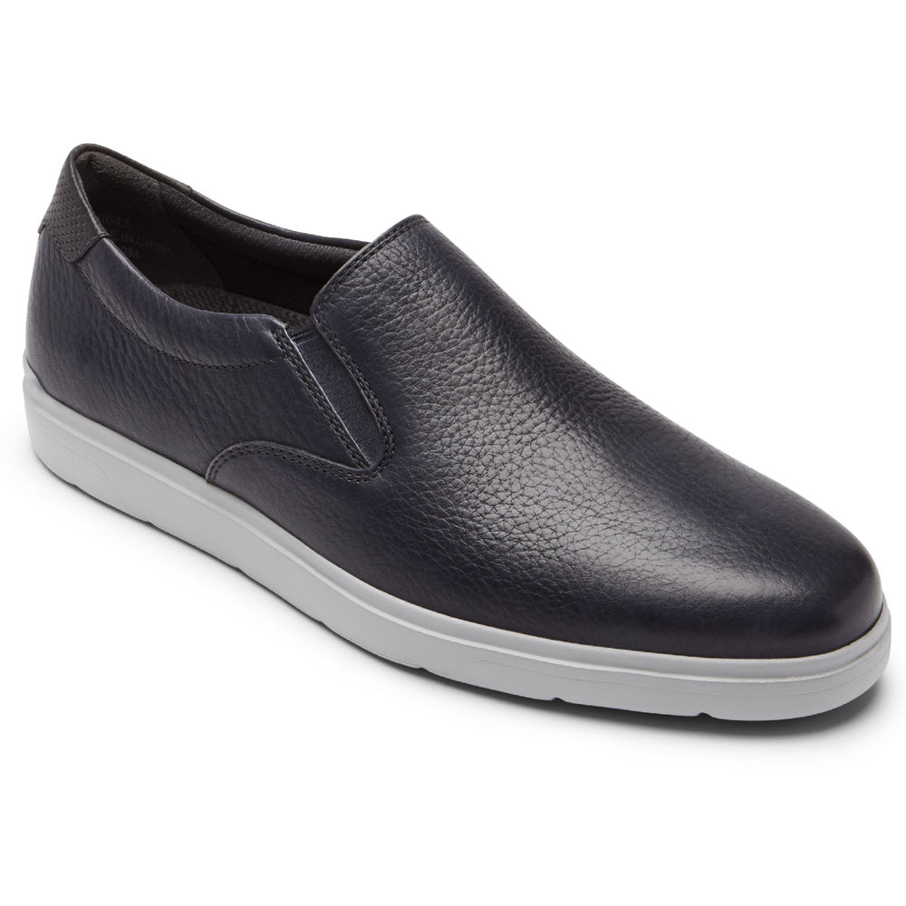 ロック ポート スニーカー メンズ 黒 - Total Motion Lite Slip-On - ZPF167258